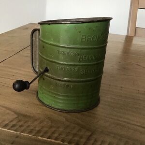 Vintage flour sifter